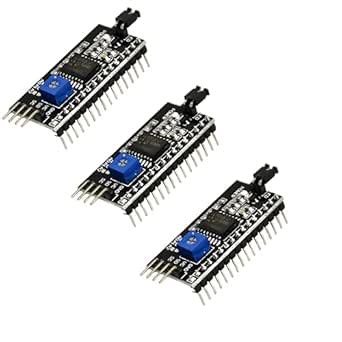 R&D IIC/I2C Serial Interface Adapter Module For 16x2 (1602) Character ...