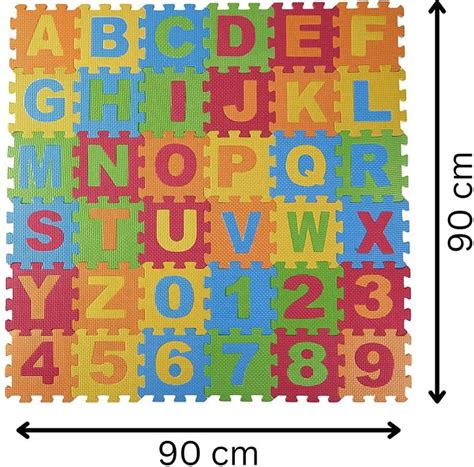 PANFIKH Puzzle Mat Alphabets for kids learning Puzzle Foam Abcd Mat for ...