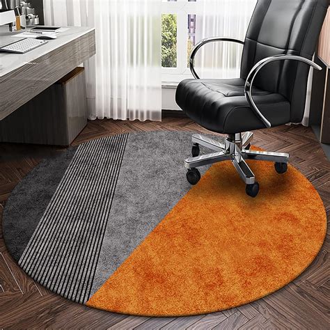 Amazon.com: Round Office Chair Mat for Hardwood Floor,Anti Slip Floor ...