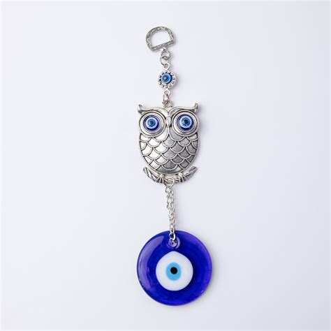 Eternal Shield Evil Eye Owl Charm – Samskara Home