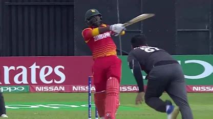 Mire falls in the third over to Naveed | ICC Cricket World Cup ...