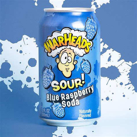 Warheads Sour Blue Raspberry Soda – Keeping It Simply Sweet