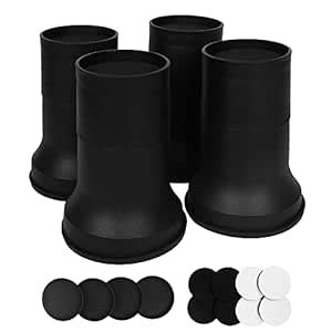 VIVIJASON 6" Bed Risers - Heavy Duty Furniture Riser - Elevation in ...