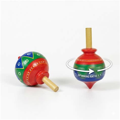 Wooden Pot Theme Finger Spin Top -1 Piece pambaram – Toystorey