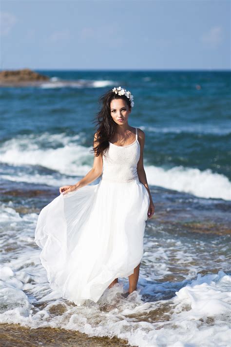 Simple Silk Wedding Gown