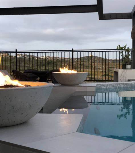 Concrete Fire Bowl 21" | Propane & Natural Gas Fire Bowls | Backyard ...