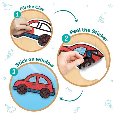 DIY Clay Stickers Transport – Imagimake