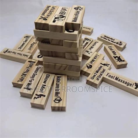 Adult Jenga Couple Family Relationship Wooden Game in Ikoyi - Books ...