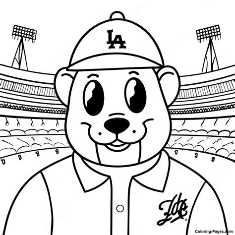 Dodgers Coloring Page | Coloring-Pages.com