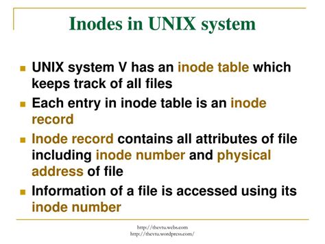 Unix Inode Structure 的图像结果