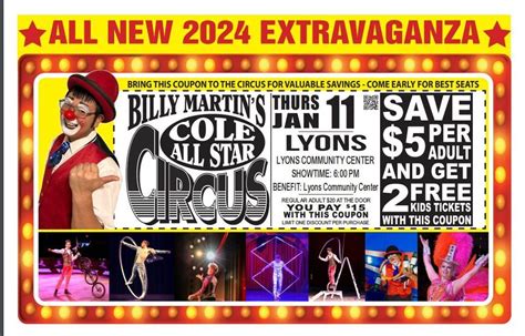LCC CIRCUS NIGHT, Lyons Community Center Inc., 11 January 2024 ...