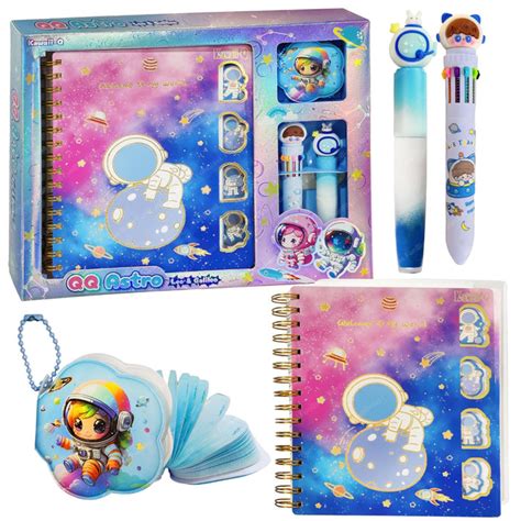 Kawaii Astro Leo & Galileo Stationary Set — Toycra