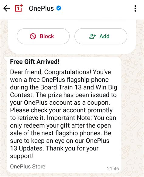 OfferTag: OnePlus BUG LOOT Click Notify Me & Win Upcoming OnePlus 13 ...