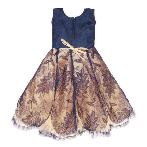 Girls Long Frock LF119nb – Wish Karo