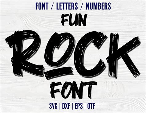 Rock And Roll Fonts