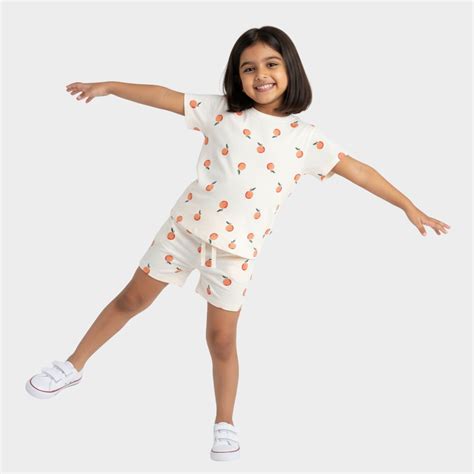 T-Shirt & Shorts Unisex Co-ord Set | Orange Heaven – orangesugar