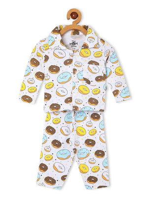 Baby and Kids Pajama Nightsuit Set - Sweet like a Doughnut