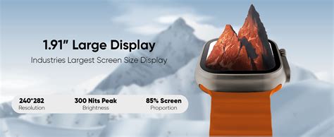 Vaku Luxos® XTOR Bluetooth Calling Smartwatch with 1.91" HD Display ...