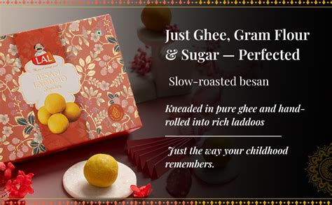 Lal Sweets Besan Laddoo Premium | Made with Pure Desi Ghee ...