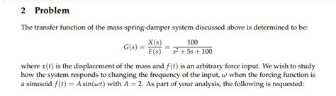 Transfer Function Mass-Spring Damper 的图像结果
