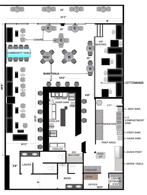 Restaurant Designer Raymond HaldemanRestaurant Floor Plans / Raymond ...
