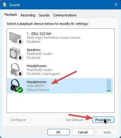 Device Advanced Settings Sound 的图像结果