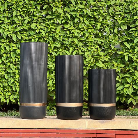 The Aurora Trio (Set of 3 Tall Planters)
