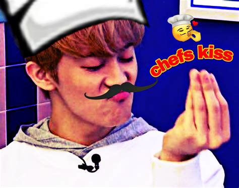 chefs kiss meme | Kiss meme, Response memes, Kpop memes