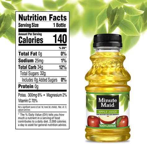 Minute Maid Apple Juice with vitamin C, Fruit Juice Drink, 6-Pk: Buy ...