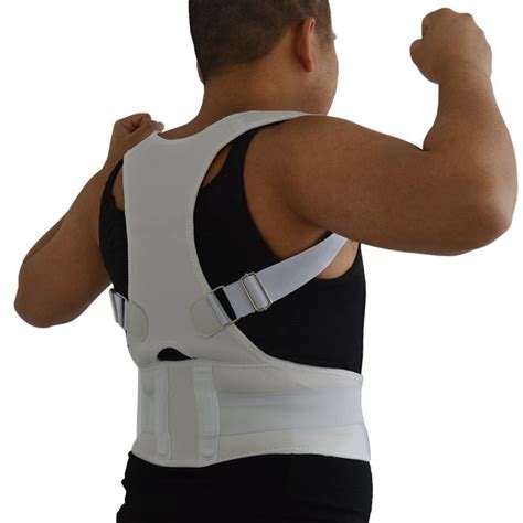 Aliexpress.com : Buy Therapy Magnetic Posture Corrector Brace Shoulder Back Support Belt for Men ...