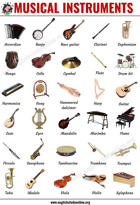 Printable Pictures of Instruments 的图像结果