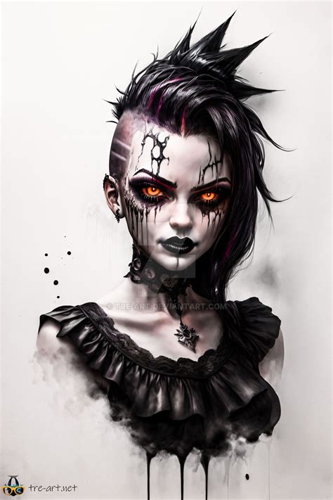 Goth / Watercolor Style by Tre-ART on DeviantArt