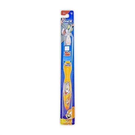 Buy Oral-B Tom & Jerry Extra Soft Bristles Kids Manual, Yellow ...
