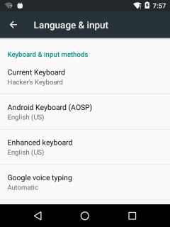 Change Input Methods 的图像结果