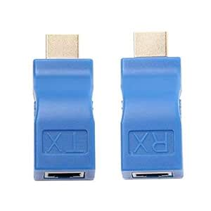 Ketsicart Over HDMI Signal TX/RX Adapter Cable Extend 30M Extender ...