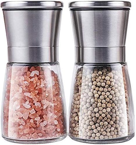 Buy ZIZLY Stainless Steel Salt and Pepper Crusher- Adjustable Ceramic ...