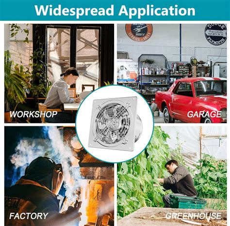 HGPower HG Power 6 Inch Wall Mounted Exhaust Fan - Low Noise India | Ubuy