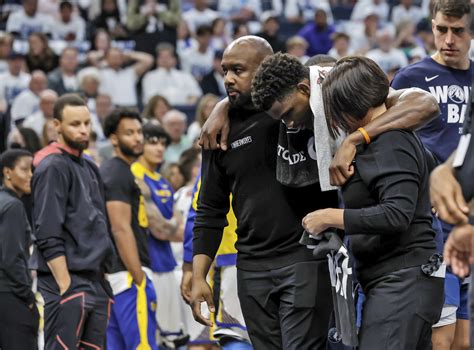 'He's like Ironman' - Anthony Edwards injury update after worrying ...