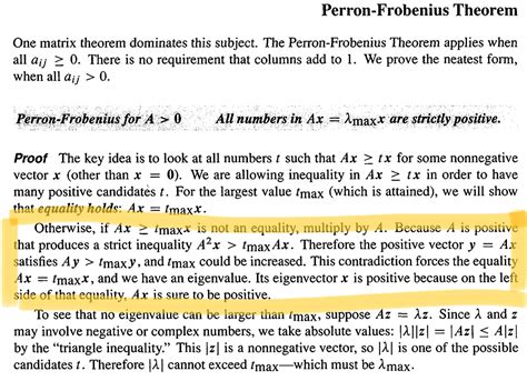 linear algebra - Perron-Frobenius theorem proof - Mathematics Stack ...