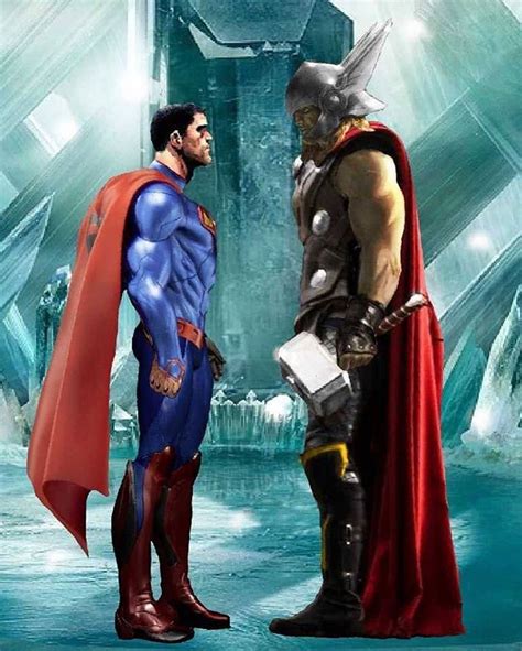 Who do you think would win in a fight between Thor and Superman? 🤔 No kryptonite for Thor. 😏 Let ...
