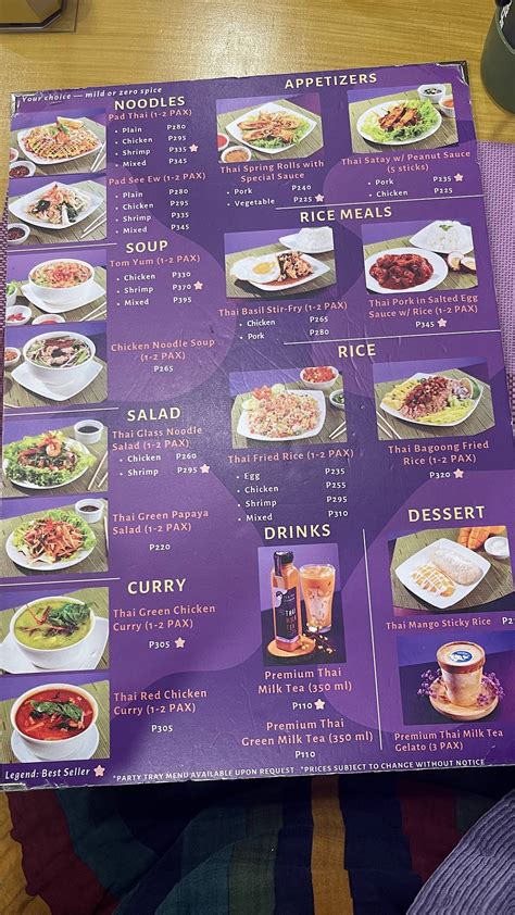 Menu at Pad Thai Express - Maginhawa, Quezon City Branch restaurant ...