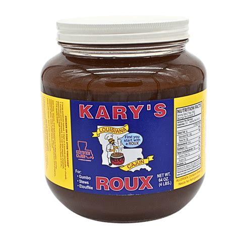 Kary's Original Cajun Style Dark Roux, 64 oz Jar - Walmart.com