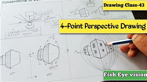 How To Draw Four point perspective|Four point perspective drawing ...
