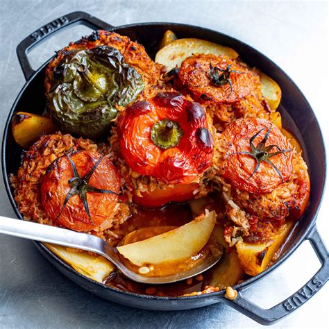Greek Stuffed Peppers | Mob