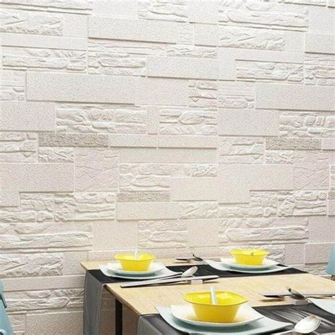 Promo Wallpaper Dinding 3D Wallpaper Dinding Foam Wallfoam Motif Bata ...