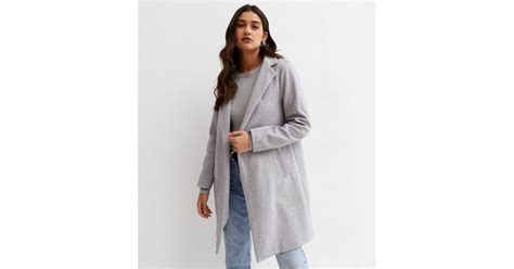 Grey Unlined Long Formal Coat | New Look