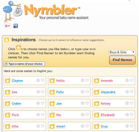 Nymbler 英文姓名產生器：取個好聽的英文名字吧！ @ Just Computer :: 痞客邦