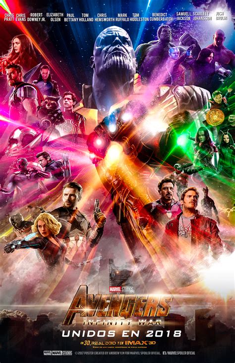 Marvel Spoiler Oficial: Avengers Infinity War Teaser Poster 2