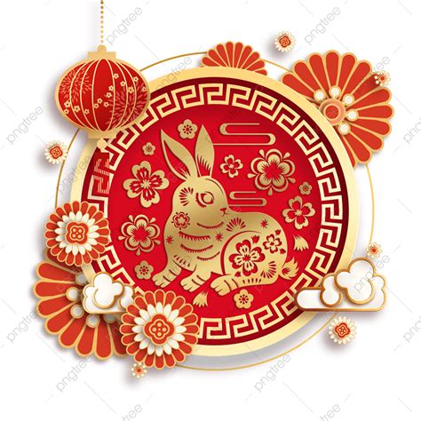 Chinese New Year 2023 PNG Transparent, Year Of The Rabbit Chinese New ...