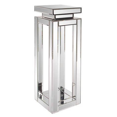 Howard Elliott 11186 Mirrored Pedestal Table, Large : Amazon.in: Home ...